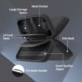 thumbnail image 4 of Unique Bargains Case for Switch 2 Versatile Case with 24 Game Card Slots for Nintendo for Switch Oled Carrying Case Travel Case for Switch Console Black, 4 of 6