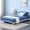 White, variant on Ourlova Queen Size Bed Frame Low Profile, 6 Inch Heavy Duty Metal Platform Bed Frame with Arched Design, Noise Free Mattress Foundation, No Box Spring Needed, Easy Assembly, Black