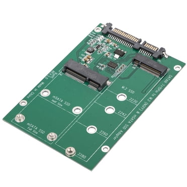 Ax Gear mSATA / M2 NGFF SSD to SATA Converter Adapter Combo Card 2 In 1 (New) 1 Count