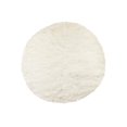 thumbnail image 1 of ARLINGTON CIRCULAR FAUX FUR RUG 6' DIAMETER - OFF WHITE, 1 of 3