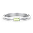 thumbnail image 1 of East-West Stackable Baguette Ring in 10K White Gold, 1 of 3