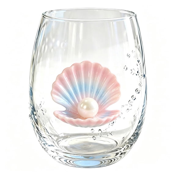 Artisanal Blue Ringed Octopus Glassware,2D Jellyfish Octopuses Stemless Wine Glasses,Handcrafted Marine Animal Bar Glass,Coastal Home Decor Gift for Ocean Lovers