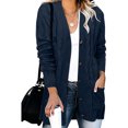 thumbnail image 2 of 2025 Womens Casual Knit Cardigan Pregnancy Sweaters for Women Sweater Large Size Loose Fall Cardigans Button, 2 of 4