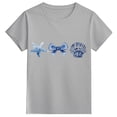 thumbnail image 1 of T-shirts pour Tout-Petites Filles, T-Shirts Imprimés à Manches Courtes pour Filles, Col Ras du Cou, Tenues d'Été pour Filles, T-Shirts Mignons pour Filles 2-3 Ans, 1 of 3