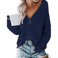 thumbnail image 2 of Femmes Cardigan à Capuche Pull Zip Cardigan à Capuche Pull Zip Ample Top Femmes Cardigan à Capuche Femmes Casual Top Femmes Cardigan à Capuche Pull à Capuche Peau Douce Décontractée, 2 of 6