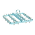 thumbnail image 2 of TIMIFIS Drying Rack Hanging Clothes Rack Clothes Rack Laundry Clothes Rack Clothes Rack Clothes Rack with Foldable Hanging Points 24 Clip Household Socks Underwear Underwear Toothbrush Holders, 2 of 6