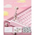thumbnail image 4 of RK ROYAL KLUDGE R75 Mechanical Keyboard Wired with Volume Knob, 75% Keyboard Gasket Mounted, Hot Swappable, Creamy Sound, MDA Profile, PBT Keycaps, P, 4 of 9