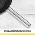 thumbnail image 4 of Starfrit The Rock 16cm (6") Non-Stick Egg Fry Pan, Durable Forged Aluminum, Oven Safe, Easy to Clean, Black, 4 of 10