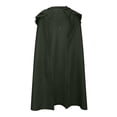 thumbnail image 4 of Penkiiy Cape avec Capuche Homme Liquidation Homme Patchwork à Capuche Décontracté Fête Rétro Gothique Longue Cape Tenue de Scène Vert Armée Cape, 4 of 6