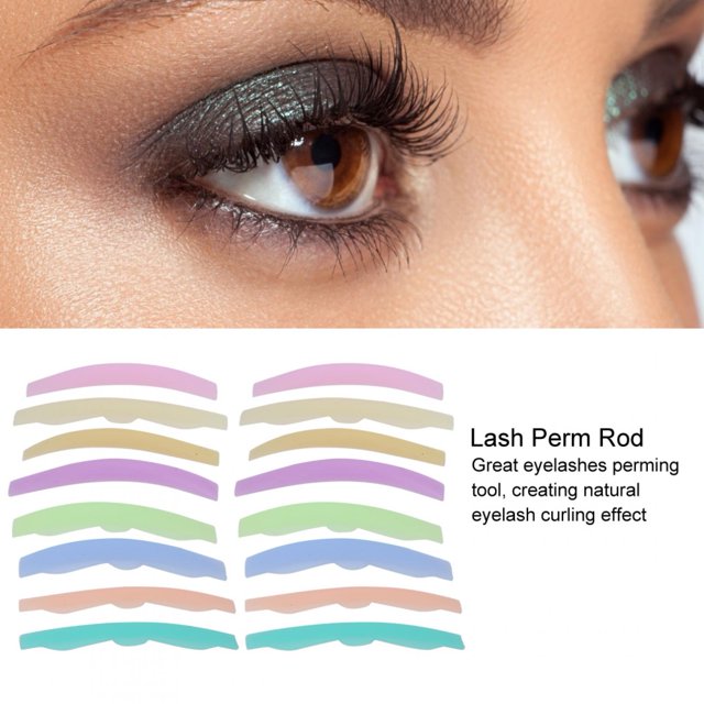 Greensen Eyelash Perming Pad,Lash Perm Rod,Professional Eyelash Perming Pad Silicone Eyelashes Curler Rods Lashes Lift Shield Tool