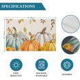 thumbnail image 2 of Thanksgiving Pumpkins Autumn Placemats Set of 4 Heat-Resistant&Anti-Skid Stain Resistant Table Mats Washable Place Mats for Thanksgiving Decorations/Party/Indoor Outdoor Fall Leaf Harvest, 2 of 6