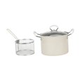 thumbnail image 3 of GROWTH TANK Multipurpose Deep Fryer Pot Kitchen Frying Pan Kitchen with Basket Deep Fryers white, 3 of 9