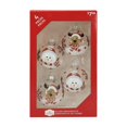 thumbnail image 4 of Holiday Time Dia 65mm 4Ct Snowman&Deer Glass Ornament, 4 of 5