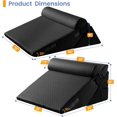 thumbnail image 2 of Wedge Pillows for Adult Adjustable Bed Wedge Pillow for Post Surgery Triangle Pillow Headboard with Bolster Cushion for Sleeping Acid Reflux Neck & Back Support and Dark G, 2 of 9
