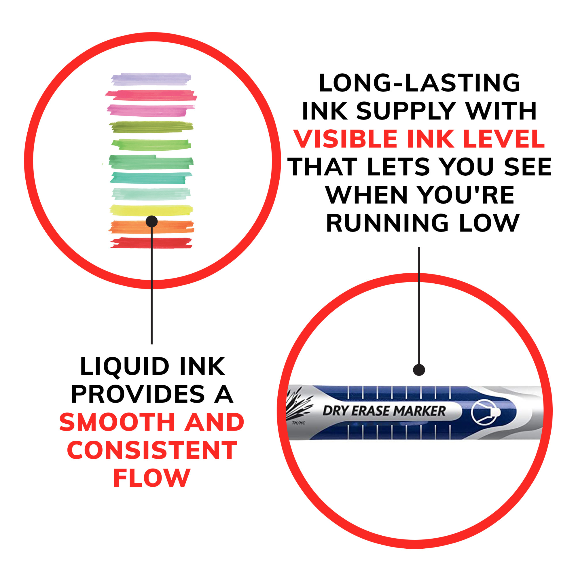 BIC Intensity Advanced Colourful Dry Erase Markers