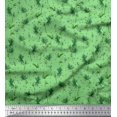 thumbnail image 1 of Soimoi Poly Georgette Fabric Leaf Leaves Fabric Prints by Yard 52 Inch Wide, 1 of 3