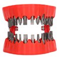 thumbnail image 1 of Stainless Steel Drill Bit Holder, Shock Resistant Practical Lightweight Magnetic Drill Bit Holder Prevent Loss Convenient  For Camping Red, 1 of 8