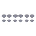 thumbnail image 2 of kurtrusly Adjustable Shoe Heel Pad Insoles for High Heels Customizable Heel Repair Stick light gray 3Set, 2 of 6