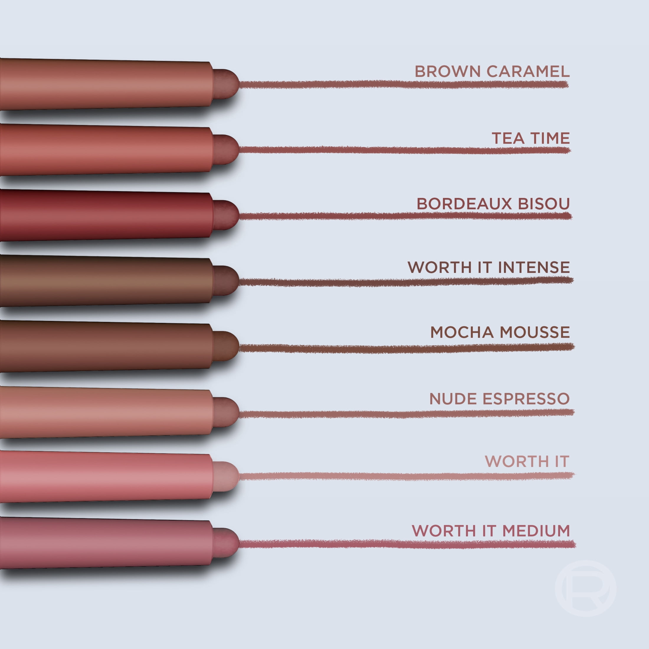 L'Oréal Paris Blurfiller Crayon Contour des Lèvres Floutant Effet Flou Doux et Naturel, Bordeaux Bisous