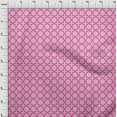 thumbnail image 3 of oneOone Polyester Lycra Fabric Quatrefoil Block Printed Fabric 1 Yard 56 Inch Wide, 3 of 4
