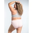 thumbnail image 3 of Fruit Of The Loom Womens Plus Fit for Me Breathable Micro-Mesh Hi-Cut Panty Asso, 3 of 5