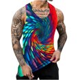 thumbnail image 1 of Débardeurs pour Hommes Été Nouvelle Mode Décontractée Camisole Florale Imprimée Sport Col Rond Débardeur Été Débardeurs pour Hommes Débardeurs Sportifs pour Hommes, 1 of 4