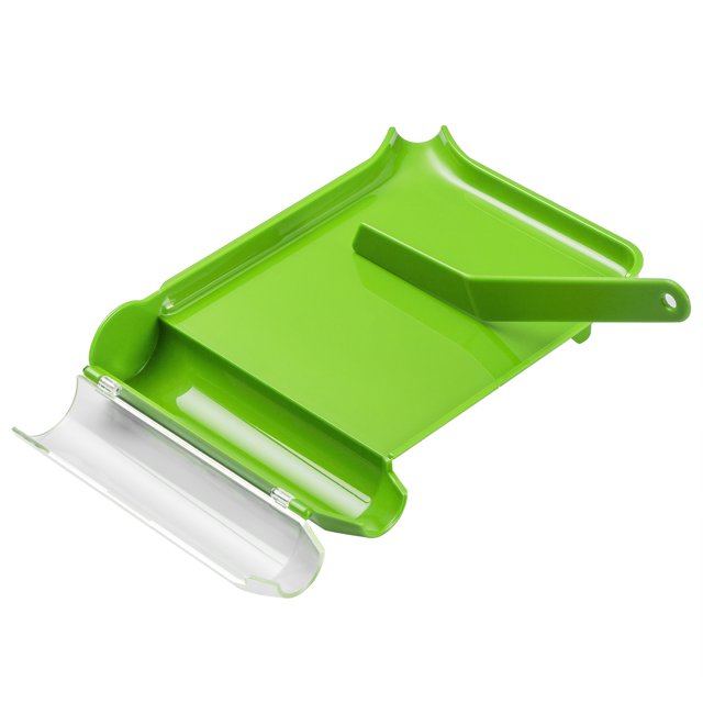 Plateau de Comptage de Pilules pour Droitier avec Spatule-Vert