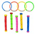 thumbnail image 1 of Diving Underwater Swimming Colorful Pool Sink RingTraining Under Water Fun Toy, 1 of 8