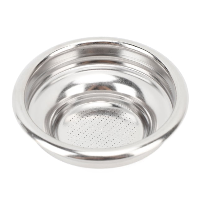 Stainless Steel Coffee Filter Basket,Efficient Design Reusable Coffee Filters Basket Easy to Clean and Maintain Portafilter Filter Basket for Coffee Machine