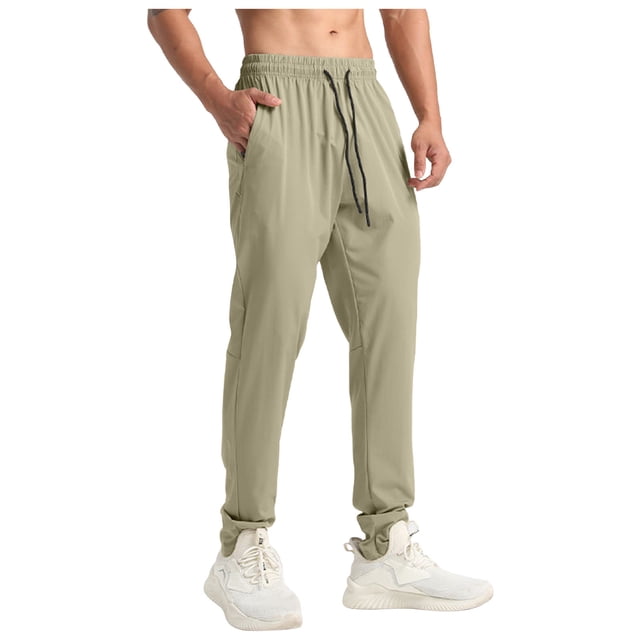 WRKEKC Casual Pants for Men Casual Trendy Solid Color Multiple Pockets Drawstring Elastic Waist Relaxed Fit Versatile Stylish Comfortable Long Pants Men's Daily and Weekend Leisure