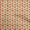 thumbnail image 1 of oneOone Viscose Chiffon Brown Fabric Geometric Craft Projects Decor Fabric Printed By The Yard 42 Inch Wide, 1 of 4