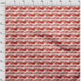 thumbnail image 4 of oneOone Viscose Chiffon Red Fabric Asian Wave Sewing Material Print Fabric By The Yard 42 Inch Wide, 4 of 4