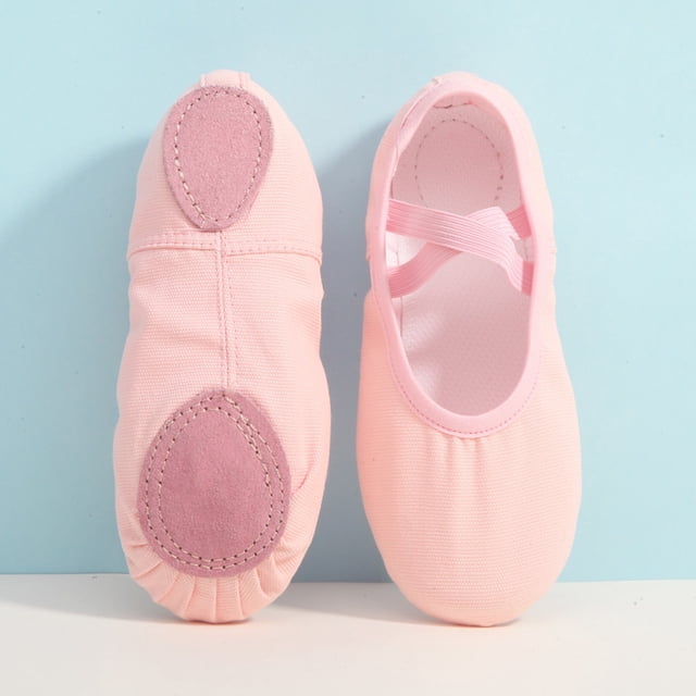 BYHONG Chaussures pour Enfants Chaussures de Danse Chaussures Chaudes de Danse Ballet Performance Chaussures d'Intérieur Yoga Chaussures de Danse Chaussures pour Enfants B 4 (Taille US)