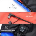 thumbnail image 3 of Envelope Sleeping Bag 3-Level Temperature Adjustable Warm Sleeping Bag Suitable for Camping and Hiking, 3 of 8