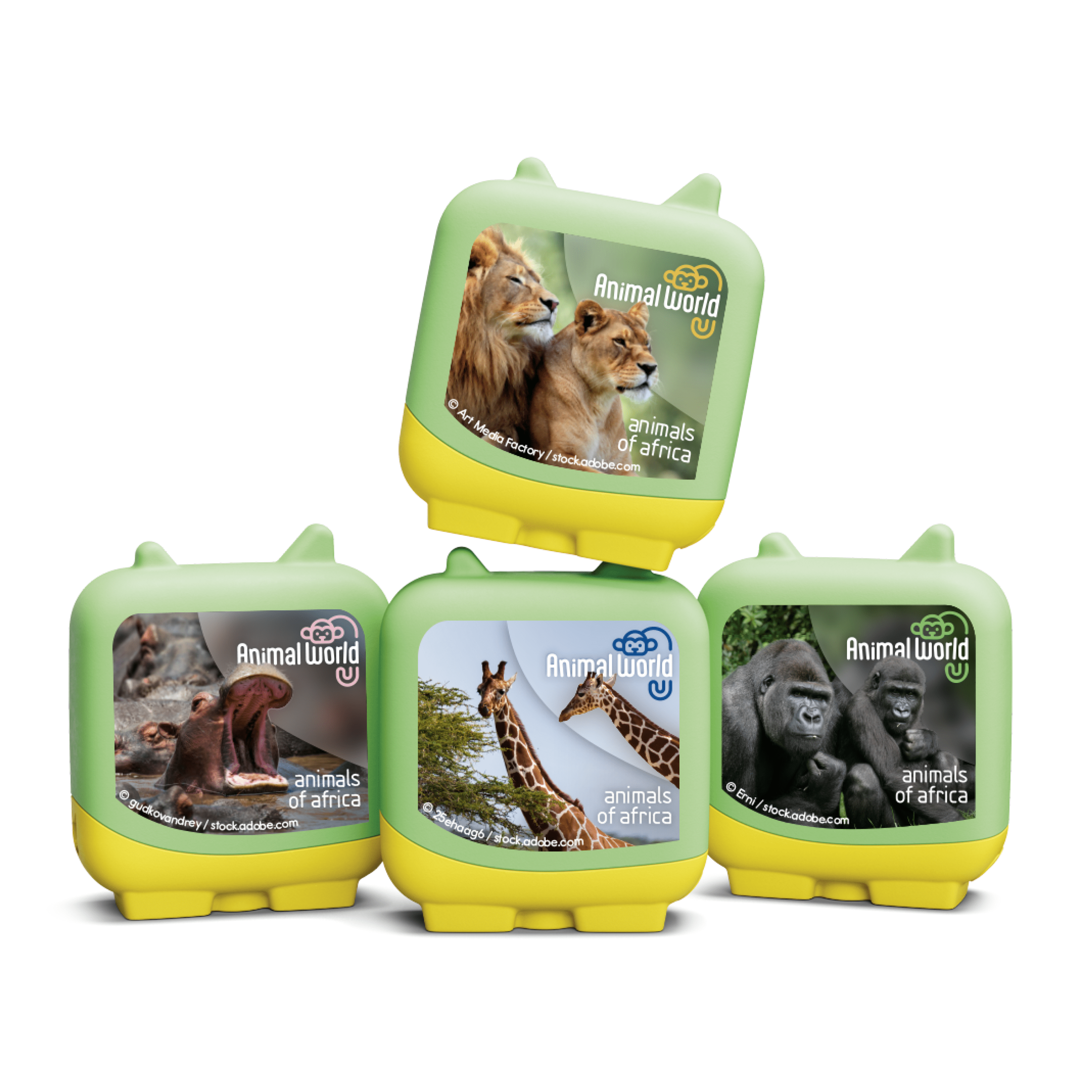 tonies Animal World 4: Animals of Africa Clever Tonies - 4 Pack Set