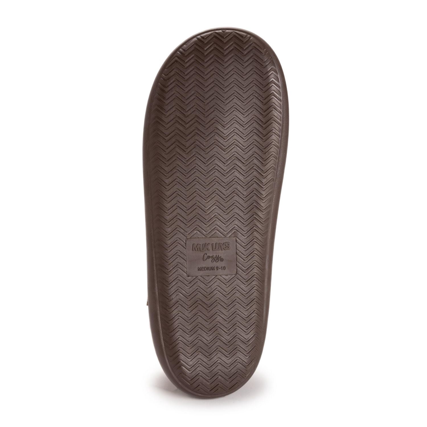 La pantoufle sabot pour hommes MUK LUKS, couleur taupe, tailles 7 à 12