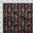 thumbnail image 3 of oneOone Cotton Cambric Red Fabric Floral Craft Projects Decor Fabric Printed By The Yard 42 Inch Wide, 3 of 4
