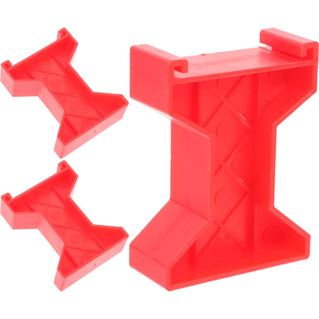 USHOBE 3pcs Railway Train Bridge Pier Plastic Support for Garden