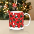 thumbnail image 5 of Aqestyerly Christmas Inflatable Mug Snowman Santa Mug Puffy Coffee Mug Press Gift Holiday Ceramic Mug With Handle HWRETIE, 5 of 5