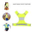 thumbnail image 1 of Adjustable Cycling Vest, Breathable Mesh Fabric Reflective  Vest Gear with Pocket for Night Running Cycling, 1 of 8