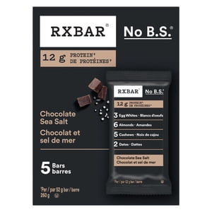 RXBAR® Barres de protéines de sel de mer de chocolat 5 x 52 g