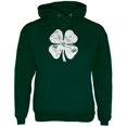 thumbnail image 1 of St. Patricks Day Distressed Shamrock Mens Hoodie, 1 of 1