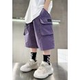 thumbnail image 4 of Shorts Cargo pour Garçons Enfants, Shorts Décontractés Extensibles pour Jeunes Garçons, Bas Cargo d'Extérieur, 4 of 6