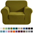 thumbnail image 1 of CHUN YI 1-Piece Checks Stretch Sofa Cover Slipcover Couch Cover, 1 of 6