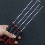Birdeem Household Cleaning Tools,Mechanic Tool Set,Oil Imprint Screwdriver 4-Piece Set Pull Hook Screwdriver Puller Pick Tire Stone Cleaning Auto Repair Tool Multi Angle Necessary,Mechanics Tool Set