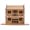 Brown, variant on MasteelfCA 1 Set of Wood Model Assembly Toys 3D Restaurant Puzzle Toy DIY Public House Models
