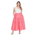 thumbnail image 2 of Lane Bryant Women's Plus Tiered Maxi Skirt, 2 of 6