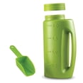 thumbnail image 2 of Hand Spreader Hand Held Adjustable Watering Jug Fertilizer Bottle Fertilizer Salt Spreader With Shovel, 2 of 8