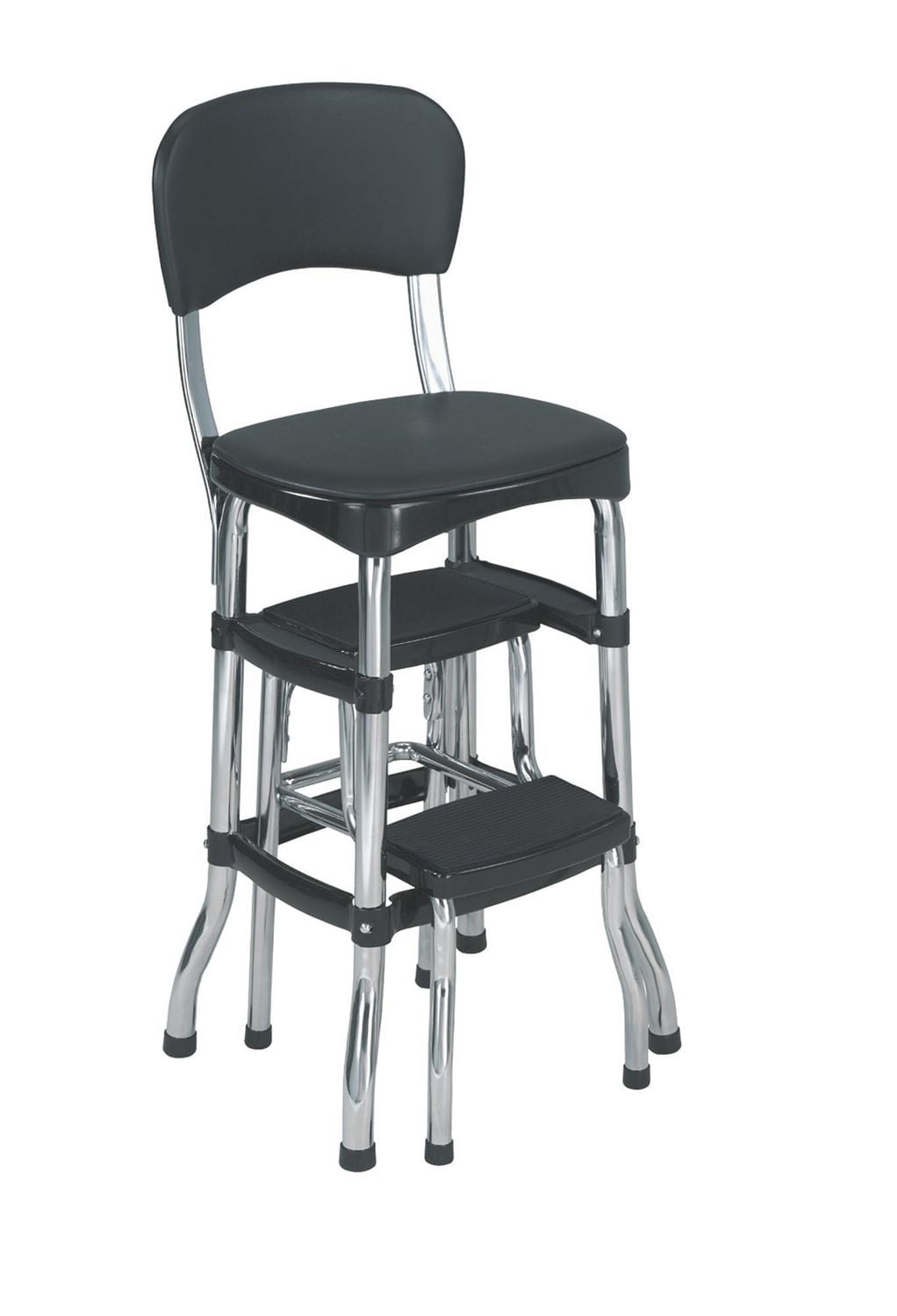 COSCO Stylaire Retro Chair + Step Stool with Pull-Out Steps