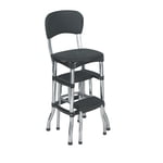 COSCO Stylaire Retro Chair + Step Stool with Pull-Out Steps